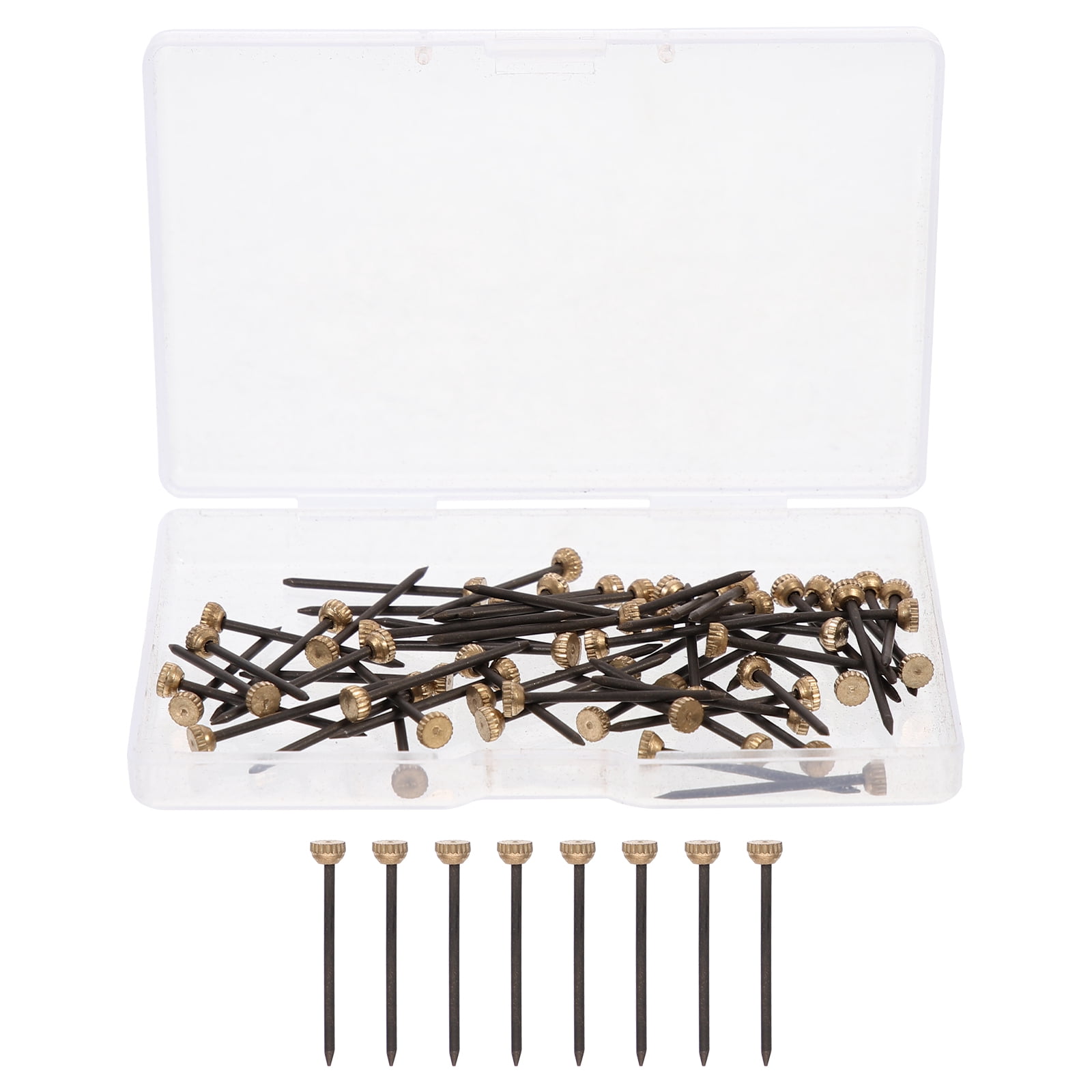 60pcs Picture Hanging Nails Office Hanging Picture Hook Pin Copper-head Nails