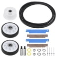 thumbnail image 1 of Unique Bargains 12001541 303373K Kit de Rouleau de Tambour de Sécheuse, Kit de Roulement de Tambour 306508, Courroie de Tambour WP33002535 pour Remplacement de Sécheuses, 1 of 6