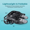 thumbnail image 4 of Foundations Gaggle Roadster Duo Side-by-Side Double Lightweight Stroller, Reclining Seats with Canopy, Black, 4 of 8