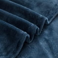 thumbnail image 3 of Mainstays Plush Throw Blanket Navy, 3 of 7