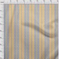thumbnail image 3 of oneOone Georgette Viscose Tissu Rayé & Chevrons Géométrique Tissu d'Impression par la Cour 42 Pouces de Large, 3 of 4
