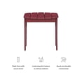 thumbnail image 3 of Linon Adirondack Sturdy Solid Acacia Wood Outdoor Side Table in Red Stain, 3 of 12