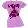thumbnail image 1 of Saved By The Bell - Ridin Nerdy Juniors T-Shirt, 1 of 1