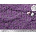 thumbnail image 3 of Soimoi Moss Georgette Fabric Floral Block Fabric Prints by Yard 42 Inch Wide, 3 of 3