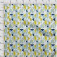 thumbnail image 3 of oneOone Polyester Lycra Fabric Parallelogram & Triangle Geometric Printed Craft Fabric BTY 56 Inch Wide, 3 of 4