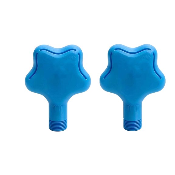 Drppepioner Star Shape Pool Aerator Threaded Spray Head 2Pc,for Above In-Ground Pools Cooling Effect Pool Decor
