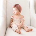 thumbnail image 3 of Turban Noué Uni pour Bébé Fille Garçon, Couvre-Chef, Chapeau Enveloppant, Bonnet Infroissable, 3 of 8