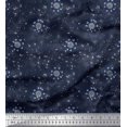 thumbnail image 1 of Soimoi Modal Satin Fabric Scared Geometry & Planets Galaxy Print Fabric by the Yard 42 Inch Wide, 1 of 1