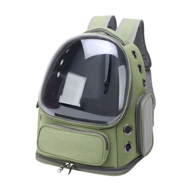 Large Space Cat Backpack for Travel and Outdoor Adventures Cat Backpack Breathable Transparent Design for Kitty Up to 15lbs for Hiking Camping and Outdoor Trips