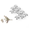 thumbnail image 2 of 10 X Handle 10Pcs Round Stainless Steel Cabinet Knobs Drawer Handles Cupboard Accessories, 2 of 8