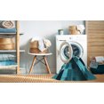 thumbnail image 2 of Ahgly Company Tapis d'Intérieur Lavable à la Machine, Carré, Transitionnel, Vert Turquoise Foncé, Tapis de Zone, 7 Pieds Carré, 2 of 7