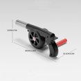 thumbnail image 3 of EGNMCR Handheld Barbecue Fans, Portable Barbecue Fans With Manual Processing Speed Control And Metal Fan Blades, Outdoor Barbecue Fire Box, Camping And Hiking Picnics Hand operated blower, 3 of 3