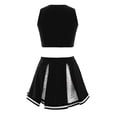 thumbnail image 2 of Sinleey Costume de Danseuse pour Filles avec Jupe Plissée Noir 12, 2 of 5