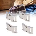 thumbnail image 3 of Belt Buckle, 4Pcs Side Release Buckle Fine Workmanship Simple Operation Light Weight Alloy Materials Belt Buckle[White], 3 of 9