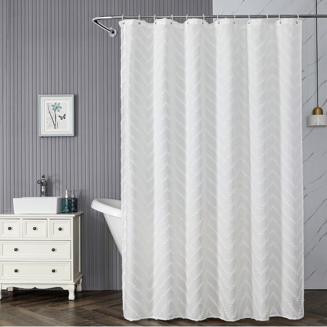 Kctiaxy Rideaux de Douche Rideau de Douche pour Salle de Bain Rideau de Douche Moderne Style Ferme Universel pour Toutes les Saisons dans la Salle de Bain Ensemble de Longs Rideaux de Douche Rideau de Douche pour Salle de Bain Appareils de Cuisine