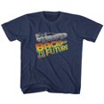 thumbnail image 1 of Back To The Future 8Bit To The Future Navy Youth T-Shirt Tee, 1 of 2