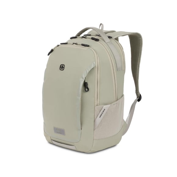 SwissGear Sac à Dos pour Ordinateur Portable Shield, Gris Sauge, 18.5"x12"x6"
