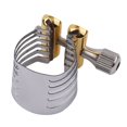 thumbnail image 3 of Clip de Ligature de Saxophone Réglable en Métal pour Bec de Saxophone Ténor Alto, 3 of 12
