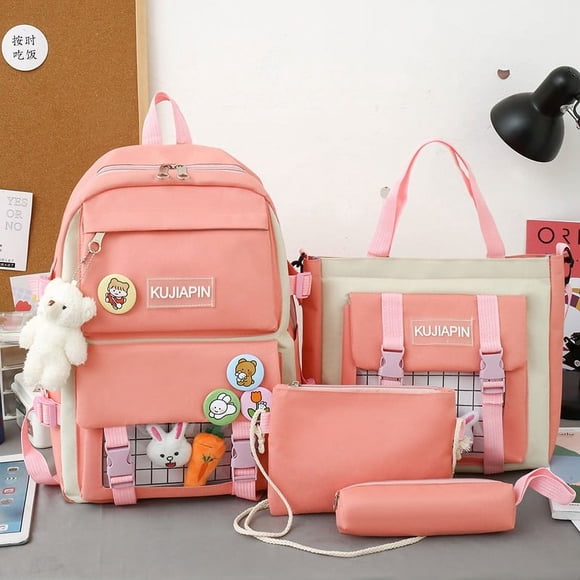 4 pièces/ensemble sac d'école pour enfants sac à dos filles sac d'école ensemble enfants sac à dos enfants école sac à dos sac à dos sac à dos