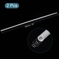 thumbnail image 2 of Unique Bargains 5mm ID 7mm OD 500mm White PVC Pipe Round Rigid Plastic Tube for Water Pipe 2 Pack, 2 of 5