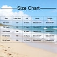 thumbnail image 3 of EGNMCR Kids Girls Fashion Cute Solid Color Back Drawstring Loose Suspender Long Dress Girls Dress, 3 of 9