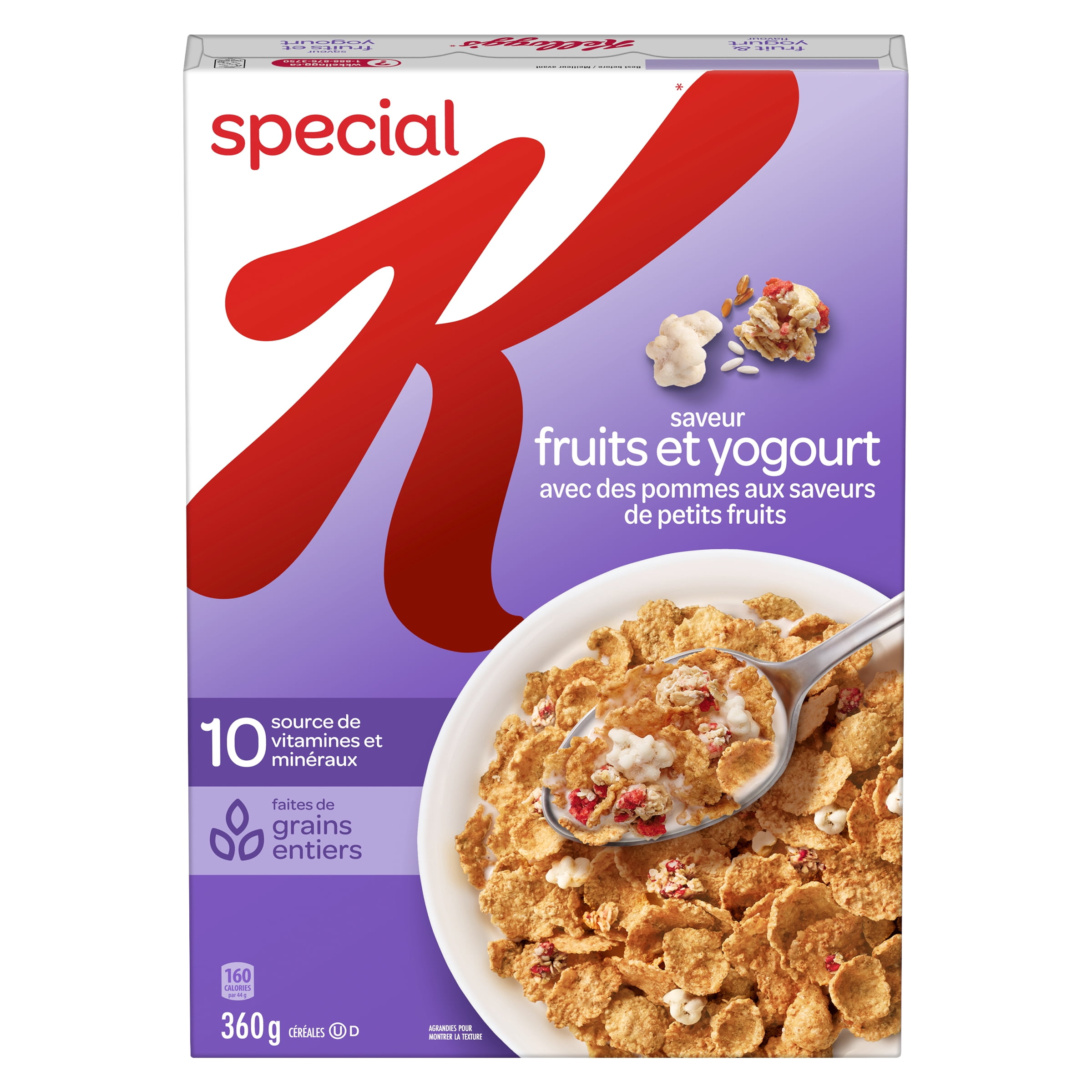 Céréales Kellogg's Special K Saveur fruits et yogourt, 360 g