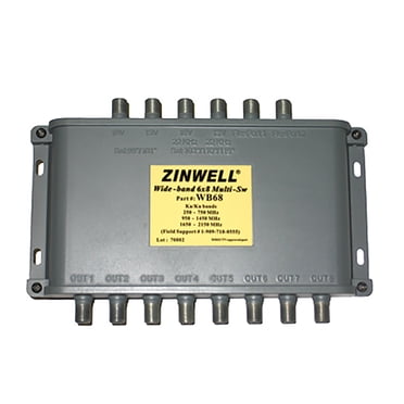 DirecTV 6x8 Multiswitch Box With Weather Boot [ms6x8wb]
