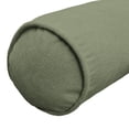 thumbnail image 2 of Coussin traversin en chenille - Vert sauge, 2 of 5