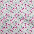 thumbnail image 1 of oneOone Tissu Georgette Viscose Rose Matériel de Robe Florale Tissu Imprimé Tissu au Mètre 42 Pouces de Large, 1 of 5