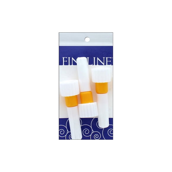 Fineline 20 Gauge Applicator Tip 3/Pkg-18/410 Yellow Band - FL5555