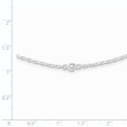 thumbnail image 3 of Collier en Argent Sterling 925 Poli avec Zircon Cubique, 3 of 3