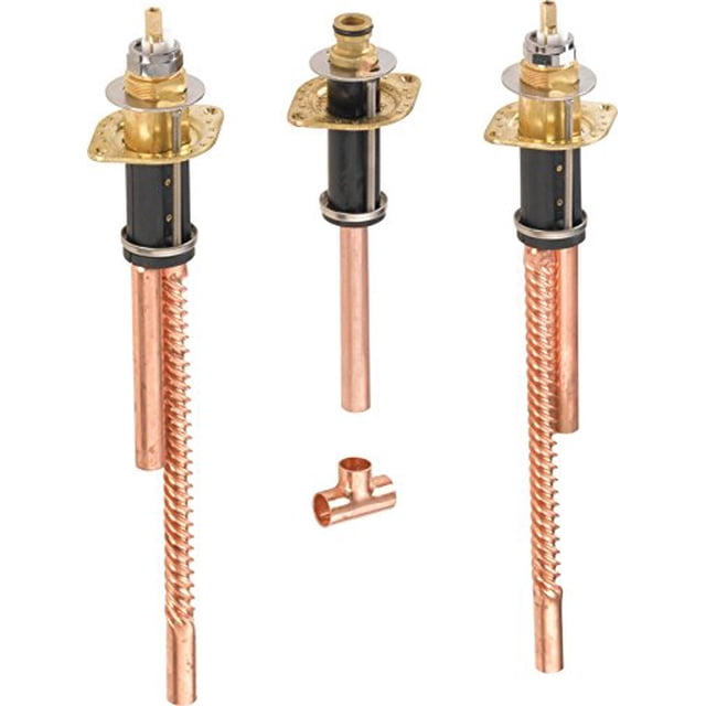 Delta Faucet Robinet Romain pour Baignoire à Entrée Rugueuse pour Robinet de Bain de Baignoire Romaine à 2 Poignées Delta R2707