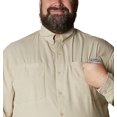 thumbnail image 4 of PFG Tamiami II Long Sleeve Shirt, 3X, Fossil, 4 of 5