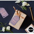 thumbnail image 4 of Inkdotpot Real Rose Gold Foil Love Is Sweet Wedding Tags Favor Hang Paper Tags 100 Pack, 4 of 6