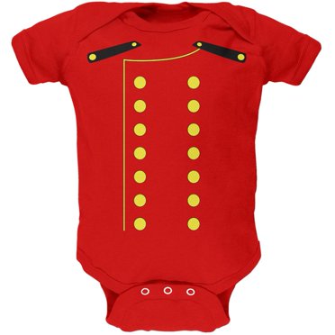 Déguisement d'Hôtel d'Halloween Bellhop Rouge Doux pour Bébé une Pièce