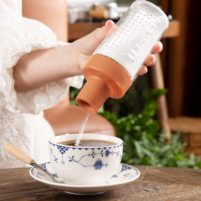 Distributeur de Mesure Automatique en Verre avec Bec Verseur pour Stockage et Service Précis du Café