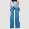 thumbnail image 4 of XZNGL Jeans en Denim Délavé Amples Décontractés pour Femmes, Mode, Unis, Extensibles, Coupe Ajustée, 4 of 5