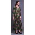 thumbnail image 3 of Bimba Kaftan de Plage Floral, Paréo de Bikini, Robe Maxi pour Femmes, Long Caftan-S-L, 3 of 5