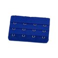 thumbnail image 1 of Langgg Extension Strap Bra Extenders Buckle 4 Hook Breathable Practical Accessories Adjustable Replacement 3 Rows Underwear royal blue, 1 of 5