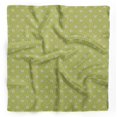 thumbnail image 1 of Bimba Green Bow & Diamond Geometric Pure Silk Printed Head Bandanas Summer Neck Wrap Scarf 40 x 80 Inches, 1 of 6