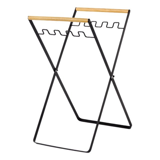 AAOMASSR Trash Bags Holder Stand Waste Sorting Bin Foldable Garbage Bag Rack Outdoor Camping Waste Sorting Bin Rack Sorting Organizer for Home Kitchen Camping Recycling