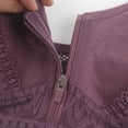 thumbnail image 4 of Timegard Bras for Women No Underwire Front Closure Zipper Lace Bras Comfort Full Coverage Everyday Bra, 4 of 7