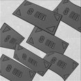 thumbnail image 1 of Ahgly Company Tapis d'Intérieur Lavable à la Machine, Carré, Transitionnel, Gris Argenté, Tapis de Zone, 6 Pieds Carré, 1 of 7
