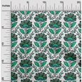 thumbnail image 2 of oneOone Velvet Dark Green Fabric Leaves & Clover Craft Projects Decor Fabric Printed By The Yard 58 Inch Wide-Z2, 2 of 5