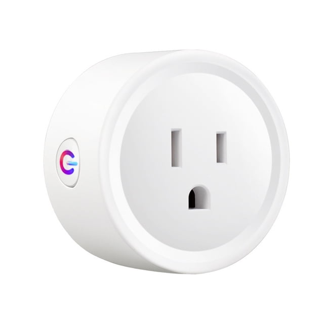 XZNGL Smart Plug Mini WiFi Outlet With Remote Control & Timer Function Work With Alexa & Google Assitant 10A Smart Socket No Hub Required 2.4G Wi-Fi On-ly