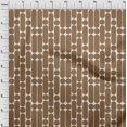 thumbnail image 4 of oneOone Cotton Jersey Brown Fabric Geometric Craft Projects Decor Fabric Printed By The Yard 58 Inch Wide, 4 of 4