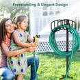thumbnail image 3 of Heavy Duty Detachable Garden Hose Holder For Freestanding Water Hose Storage Stand Rack, Stable And Durable Iron Hose Hanger, 3 of 8