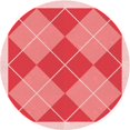 thumbnail image 1 of Ahgly Company Tapis Rond Lavable en Machine Intérieur Transitionnel Rose Pastel, 5 Pieds Rond, 1 of 7