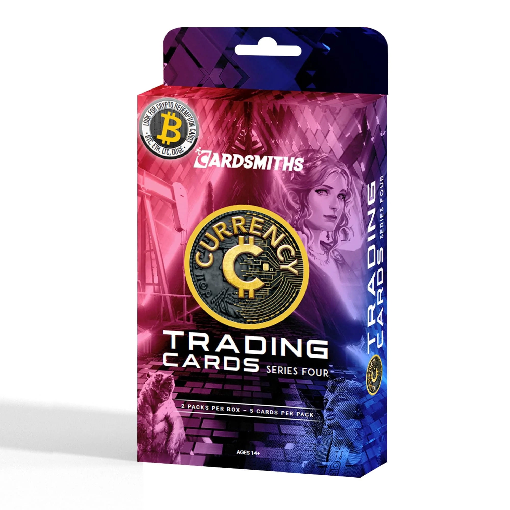 Cardsmiths Currency Series 4 Trading Card Set Collector Box paquet de 2