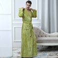 thumbnail image 1 of Mens Luxury Robe Hooded Big and Tall - Long Plush Fleece Bath Robe with Hood and Pockets- Gift Men and Teens, 1 of 5